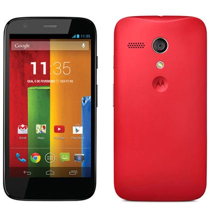 MOTOROLA MOTO G - RÉPLICA TOP - ANDROID 4.2 - TELA 4.7'' Vermelho