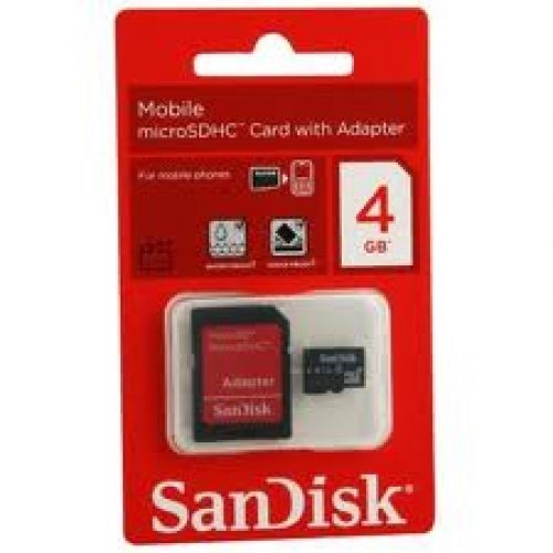 Cartão SanDisk 4GB